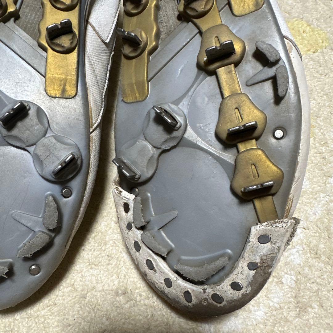 がるエレトロイド ホワイトシューズビモロスパイク27.5㎝