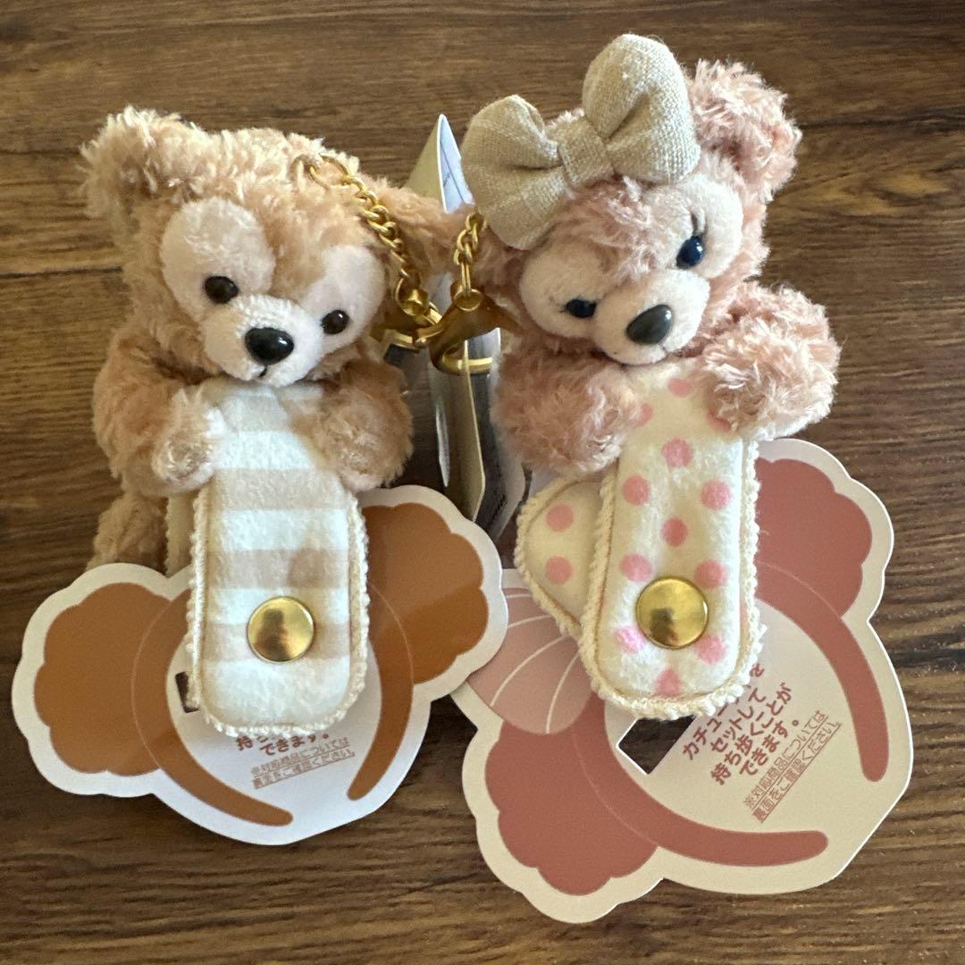 新品ディズニーシー購入ダッフィー&シェリーメイ　ぬいぐるみカチューシャホルダー