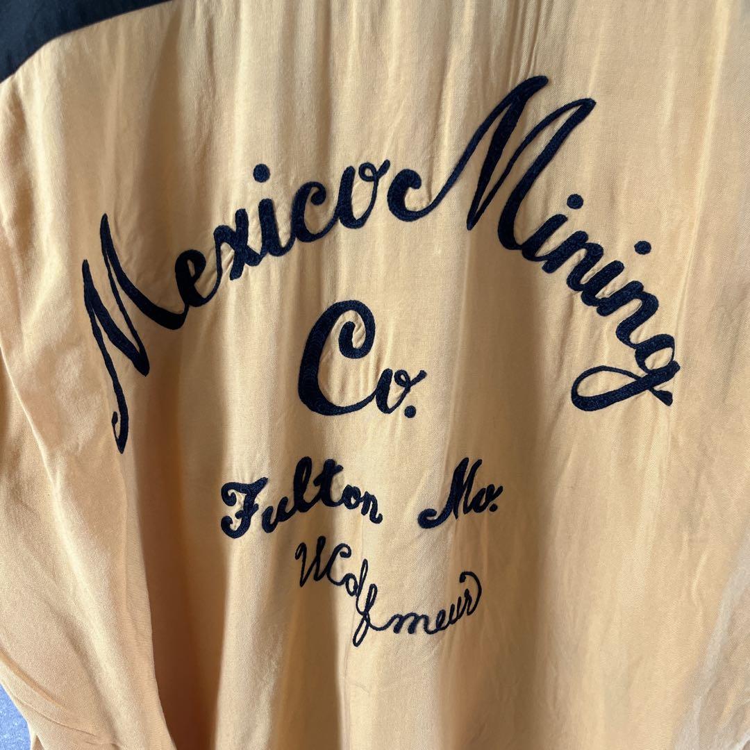 OLYMPIAN ボーリングシャツ　60s70s USA製 開襟　Mメンズ