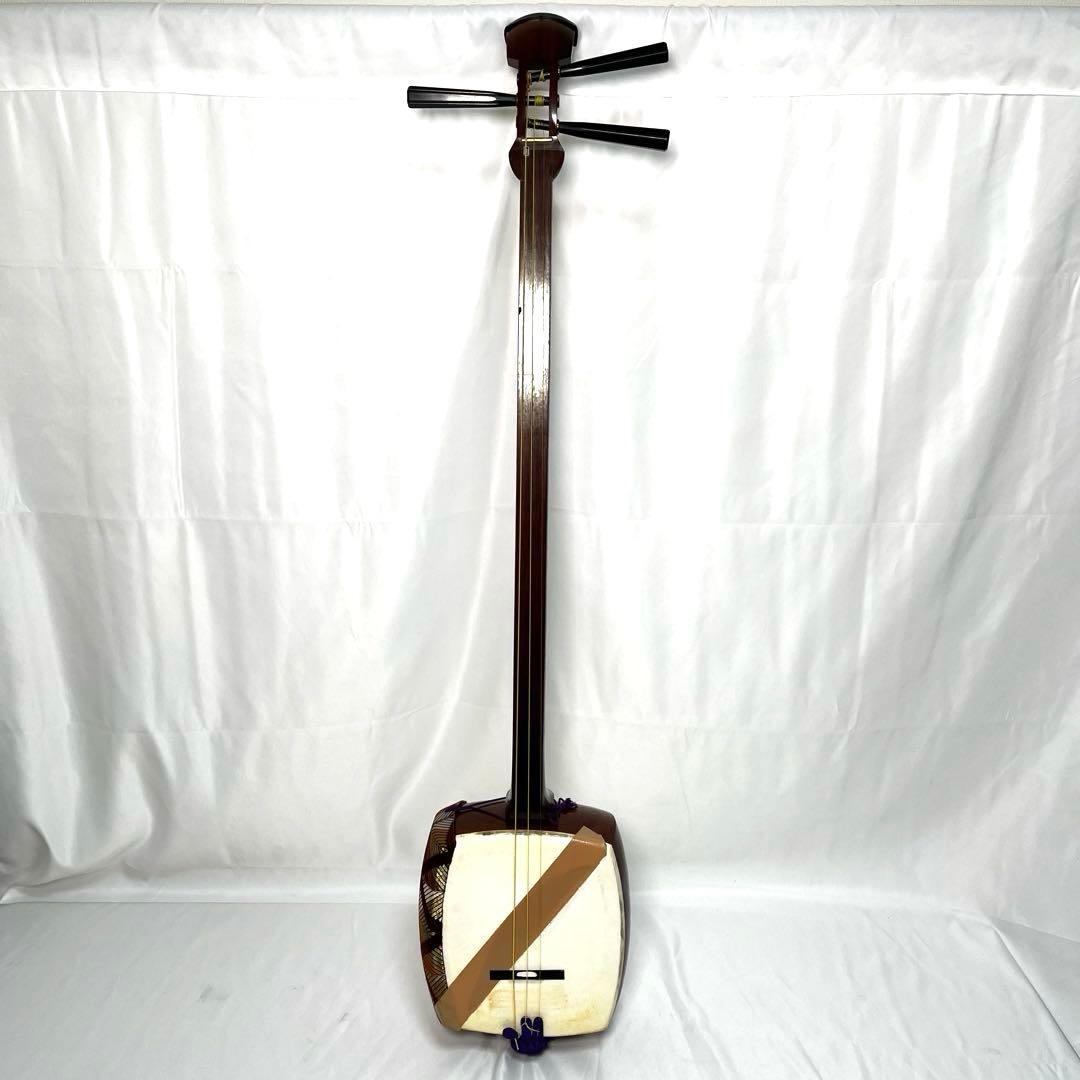 b*n様 三味線 中棹 東さわり ケース 歌集付き　オークション