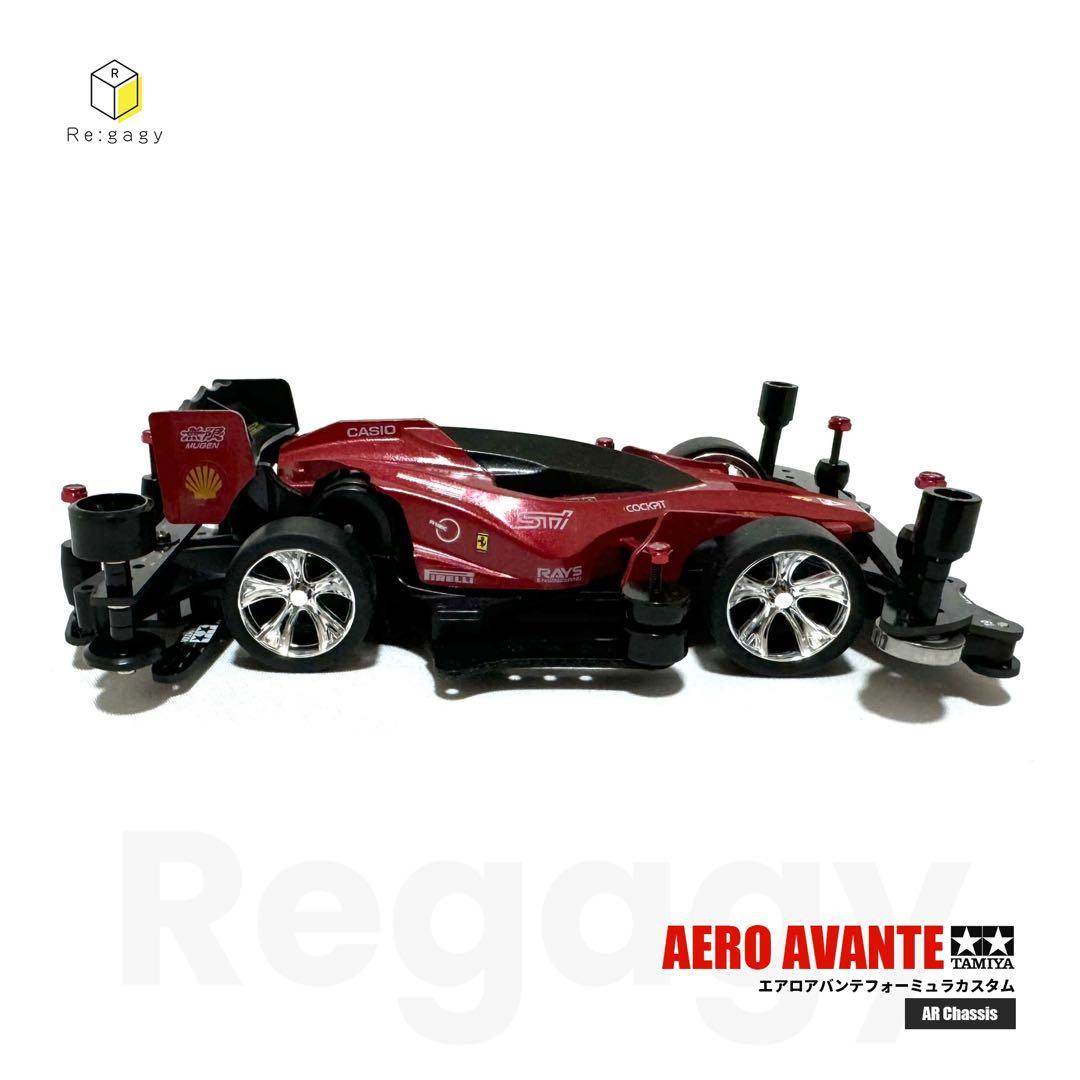 ミニ四駆 エアロアバンテ ARフォーミュラカスタム 塗装済み 完成品 未走行