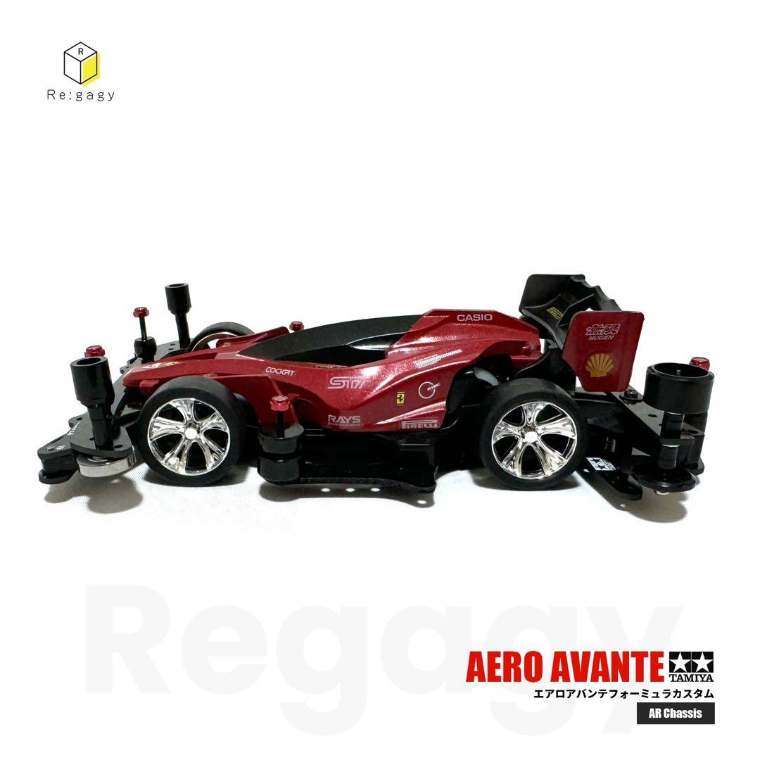 ミニ四駆 エアロアバンテ ARフォーミュラカスタム 塗装済み 完成品 未走行