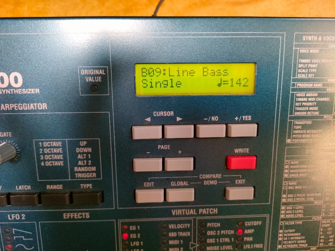 KORG MS2000 アナログモデリングシンセ 純正ケース・AC付 現状品