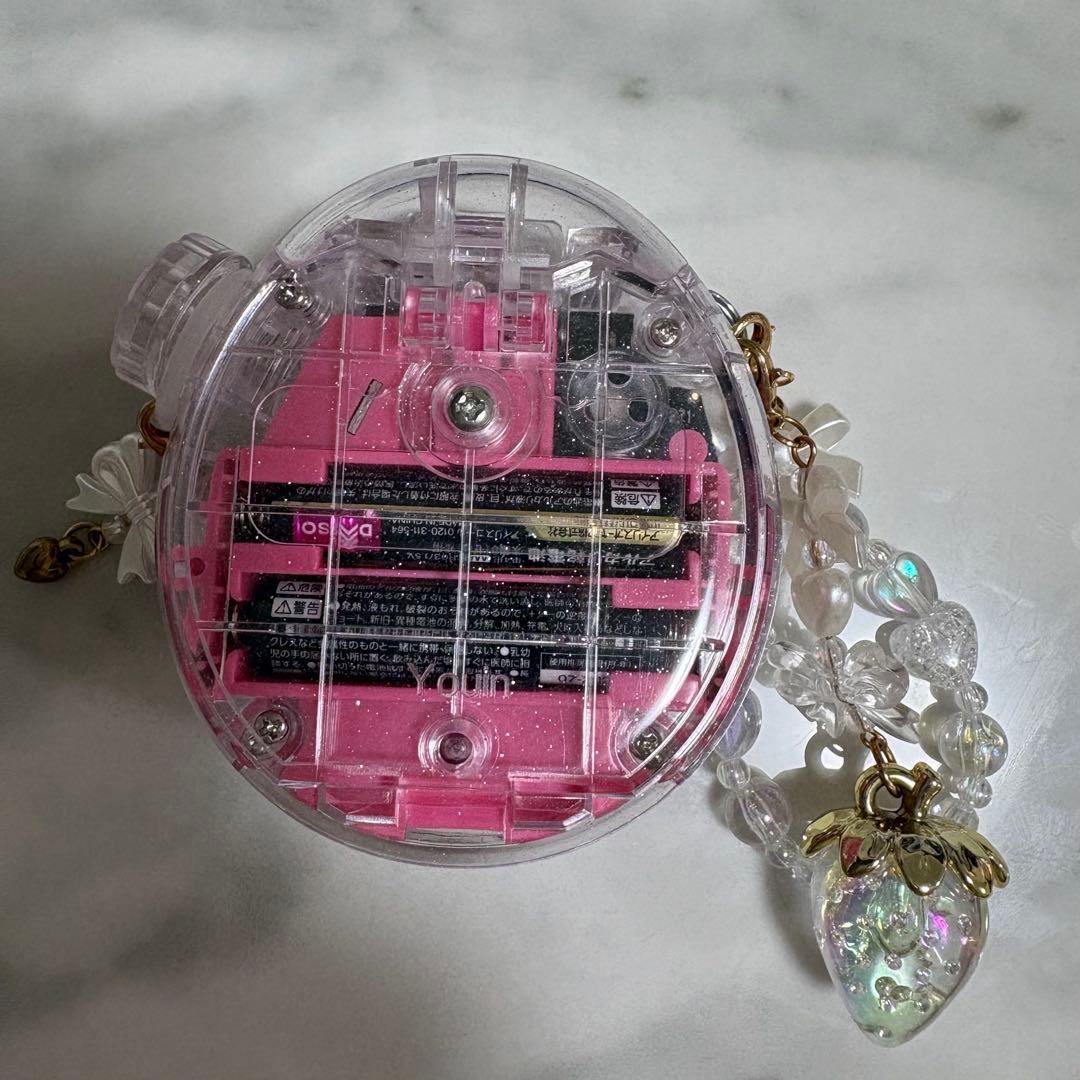 たまごっちパラダイス カスタムシェル ピンクラメクリア♡