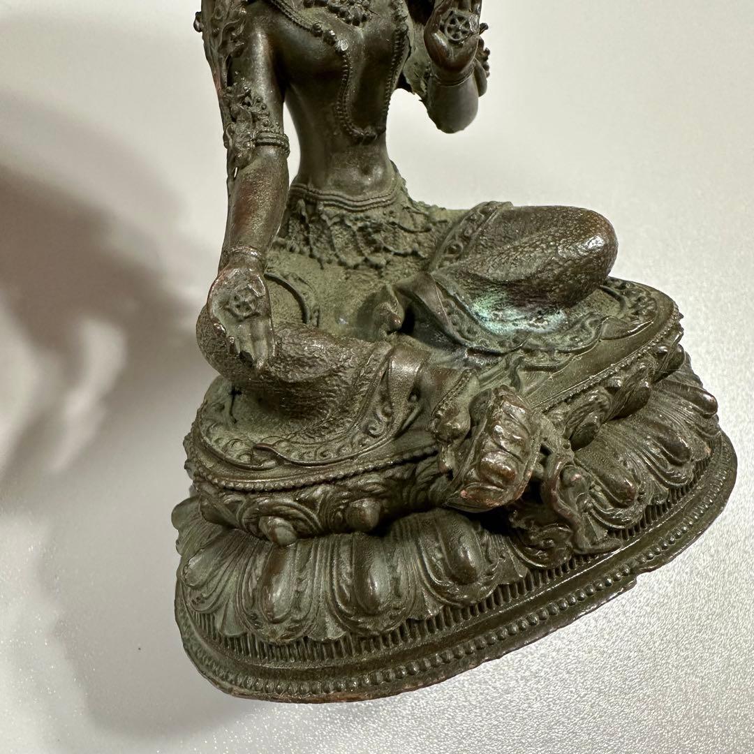 観音菩薩像　蓮華台　美術品