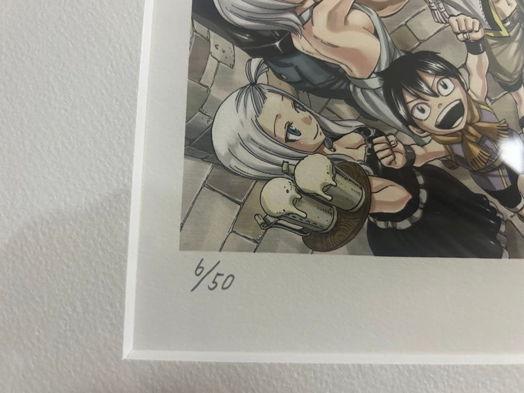 真島ヒロ先生 原画展 サイン入り版画 FAIRYTAIL フェアリーテイル