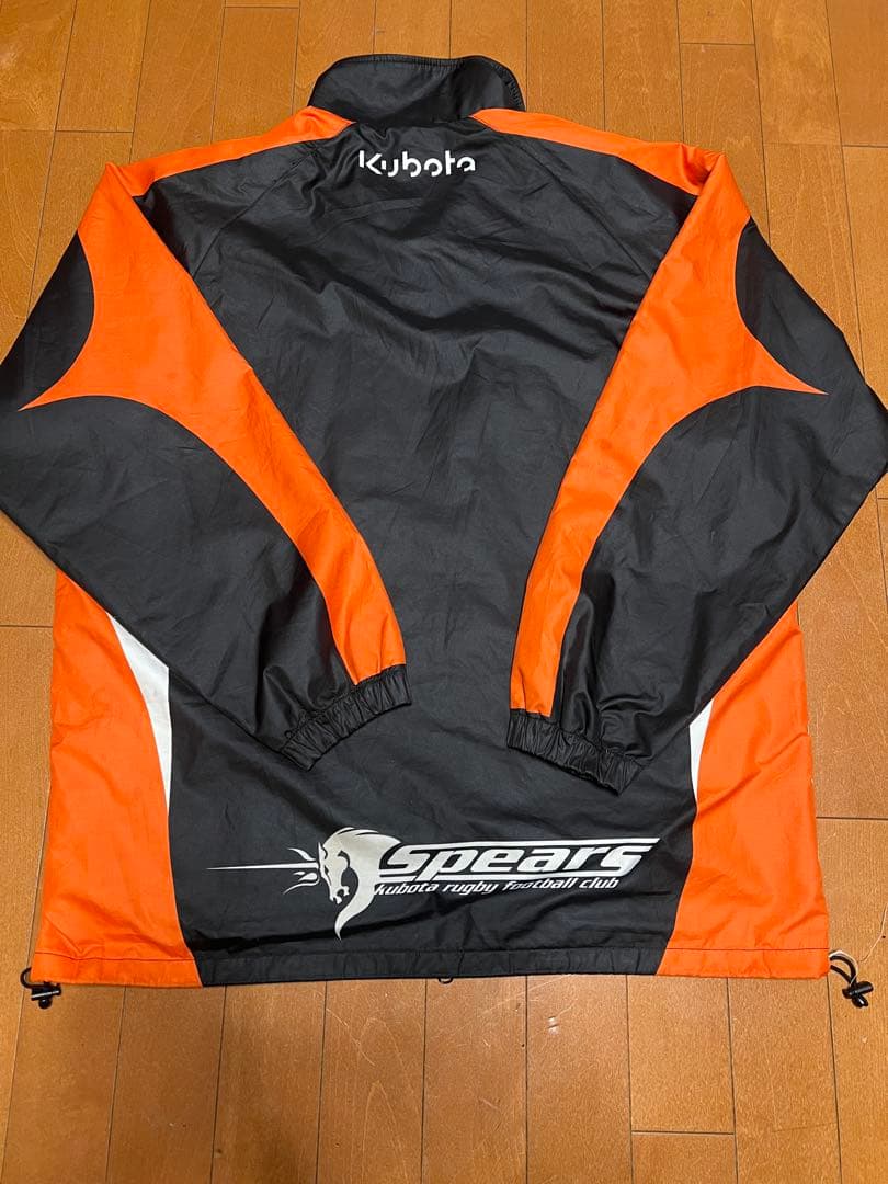 クボタスピアーズ選手支給品　Cotton時代の厚手ウインドブレーカー L