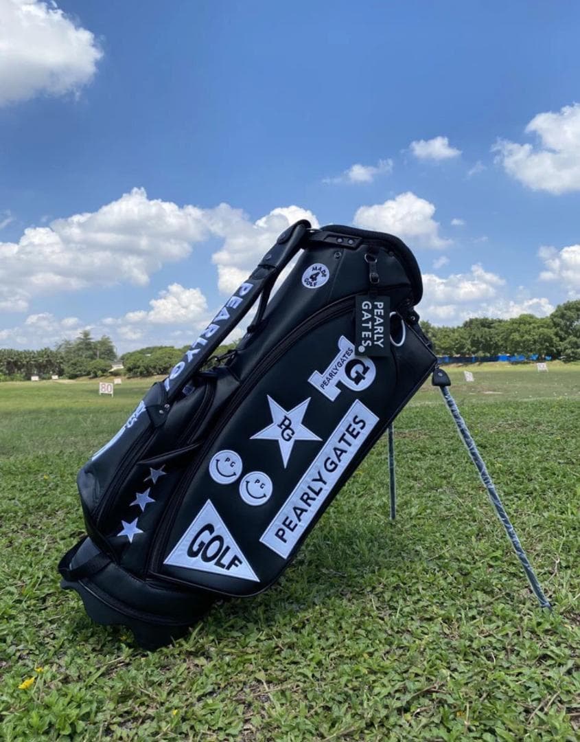 ♡新品未使用♡PEARLY GATES パーリーゲイツ スタンドバッグ ブラック