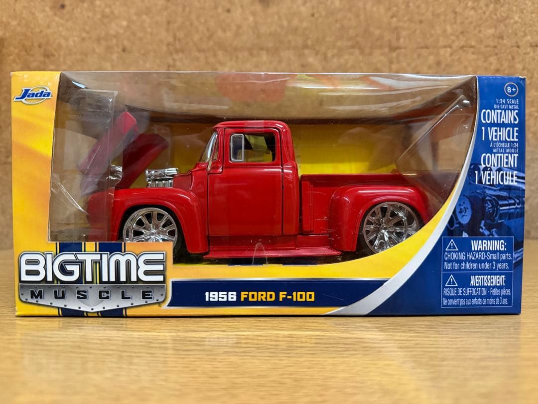 【廃番】1956 Ford F-100 レッド　Jada 1/24