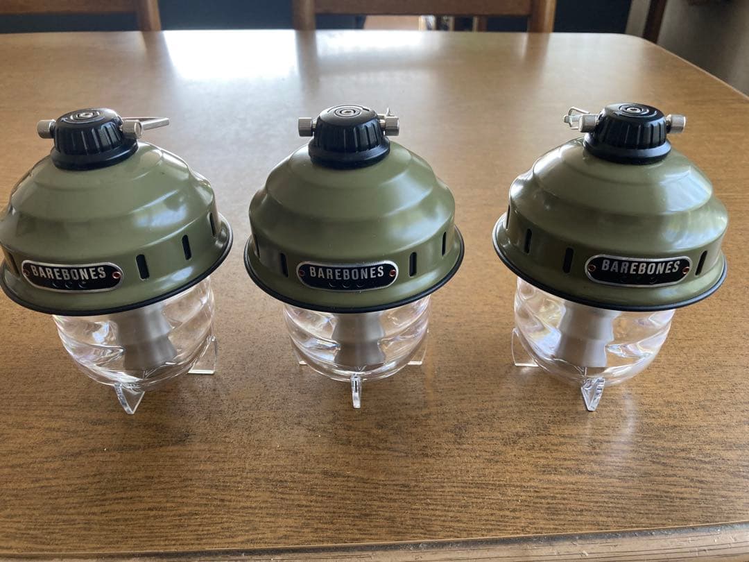 BAREBONES ビーコンライト　オリーブ　3個