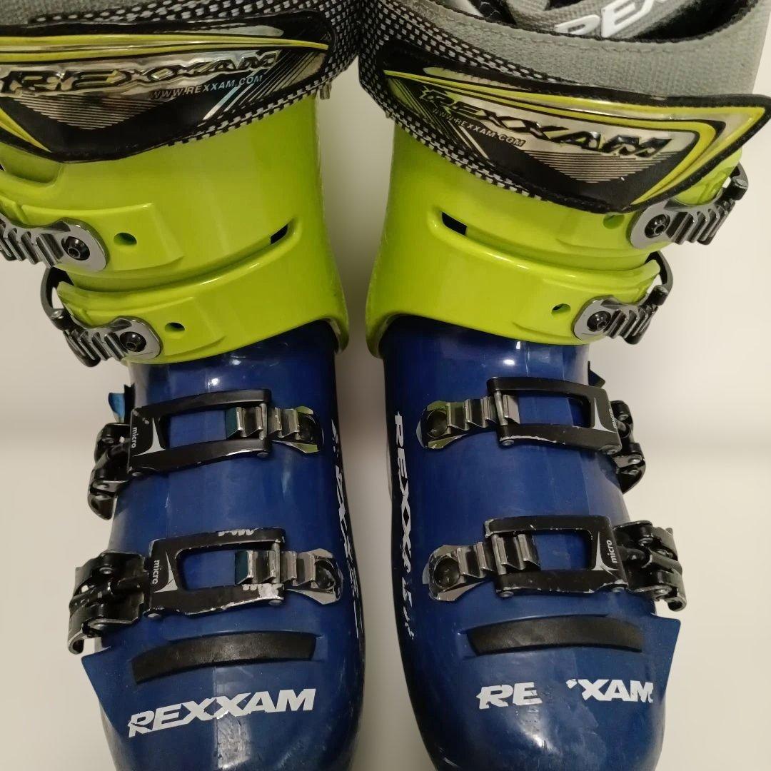REXXAM POWER MAX 97スキーブーツ 青/緑 25〜25.5センチ