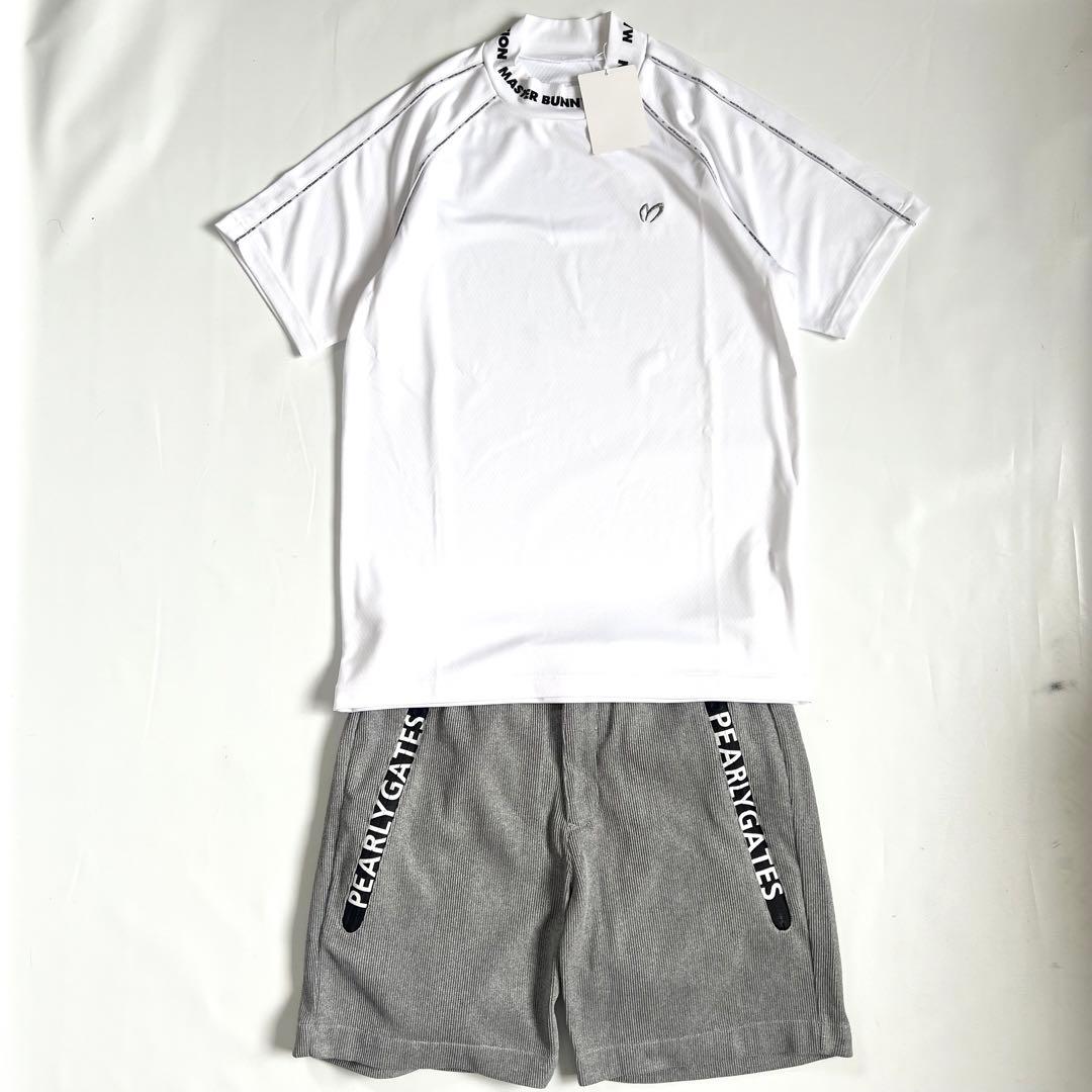 パーリーゲイツ　マスターバニー　セットアップ　メンズ　ゴルフ　シャツ　パンツ　4