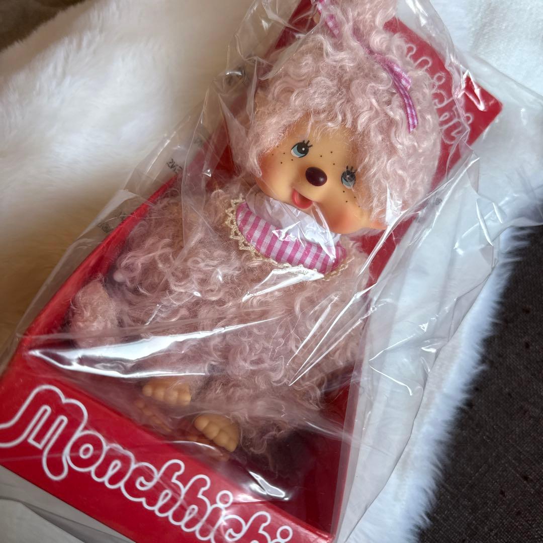 ボア ロング くすみピンク モンチッチ 日本未発売 海外 レア 再出品予定無し