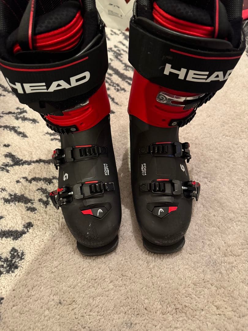 HEAD スキー用ブーツ ブラック/レッド 27/27.5 Form Fit