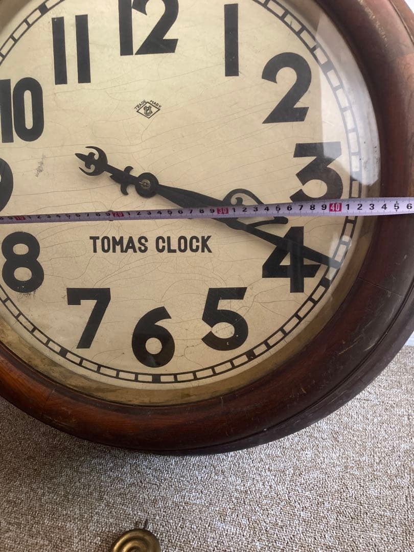 TOMAS CLOCK ヴィンテージ 壁掛け時計 蔵出し