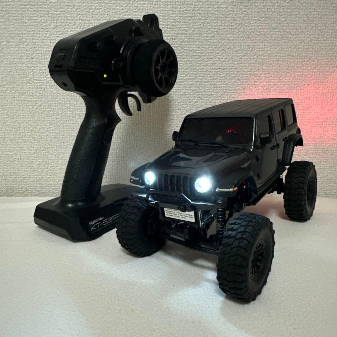 ミニッツ4×4 ラングラー　グレー　リフトアップ