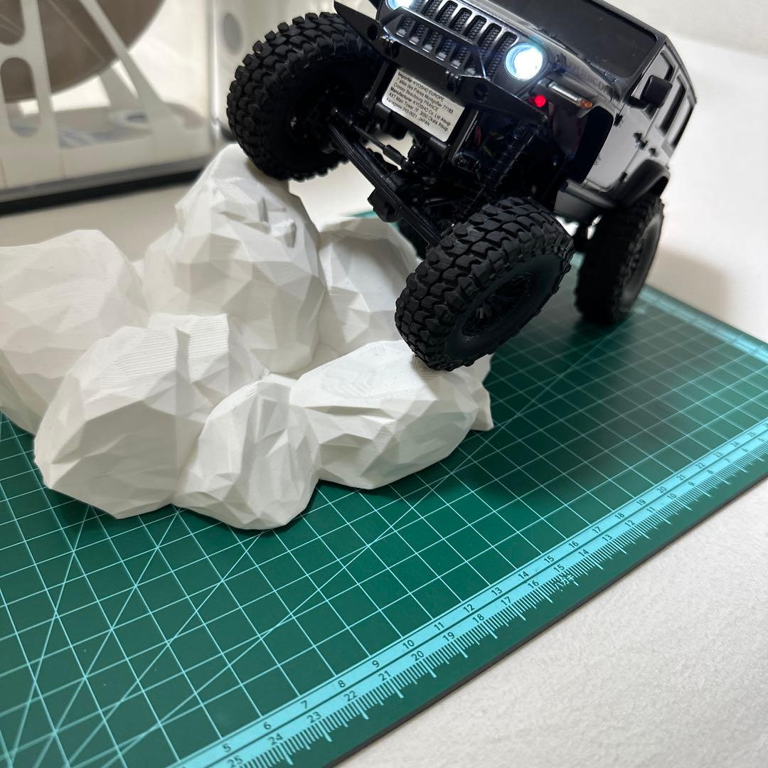 ミニッツ4×4 ラングラー　グレー　リフトアップ