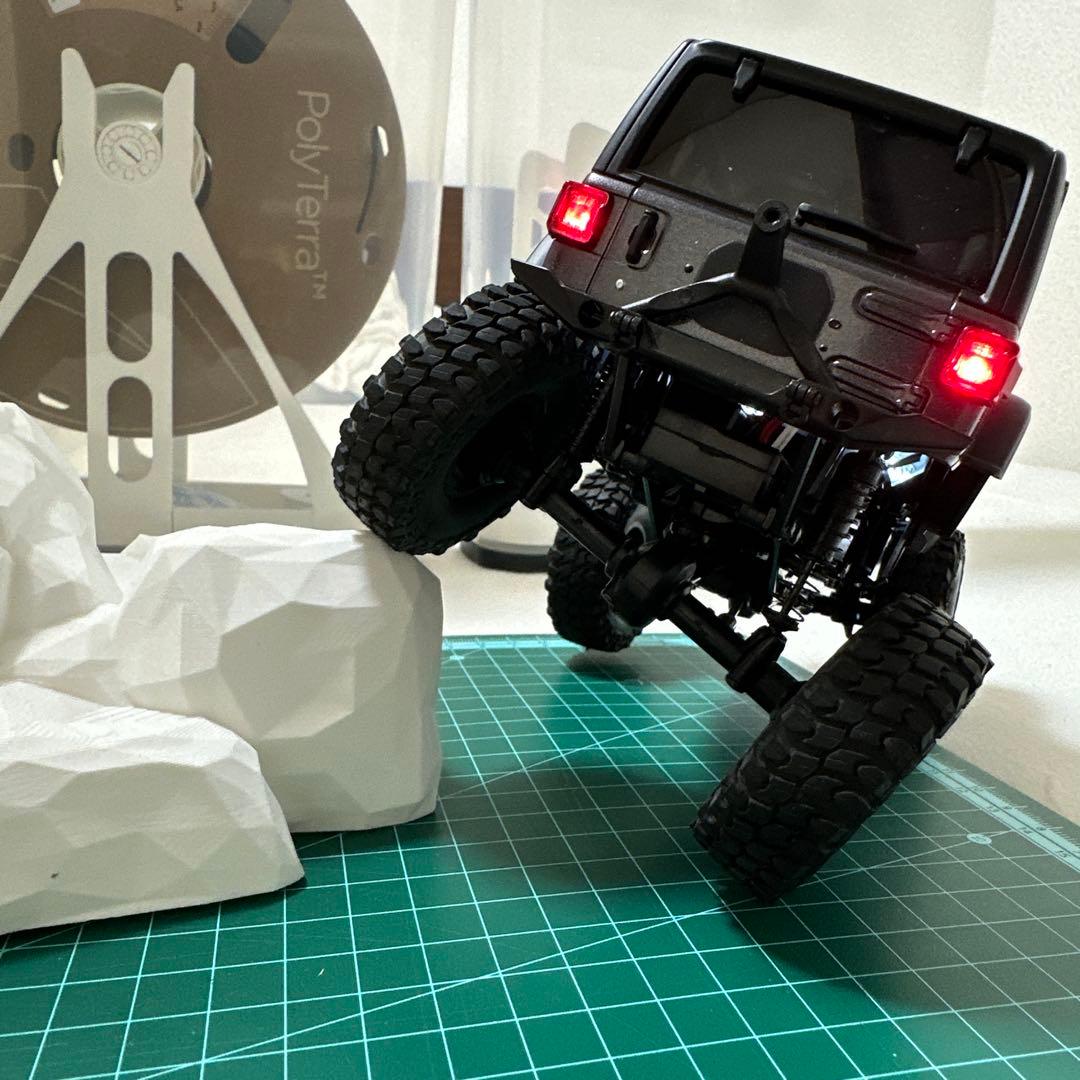 ミニッツ4×4 ラングラー　グレー　リフトアップ