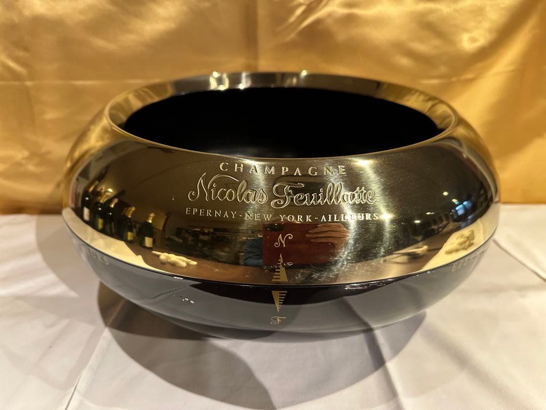 ニコラ・フィアット・シャンパーニュ・クーラー＆キャンドルホルダー3個付き