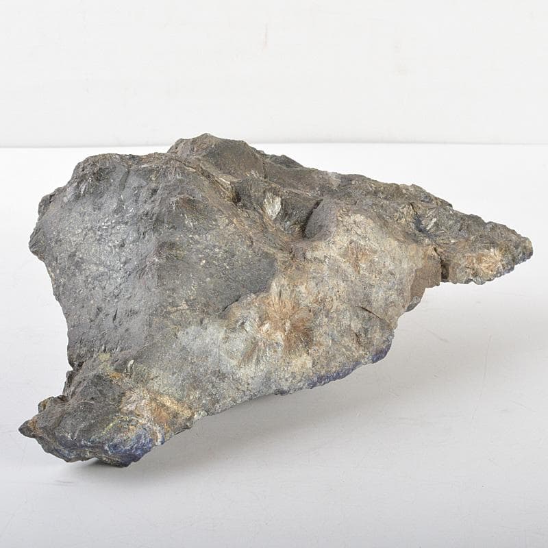 天然石　鑑賞石　菊花石　置物　重さ約1.7kg　唐木台付　V　R6819