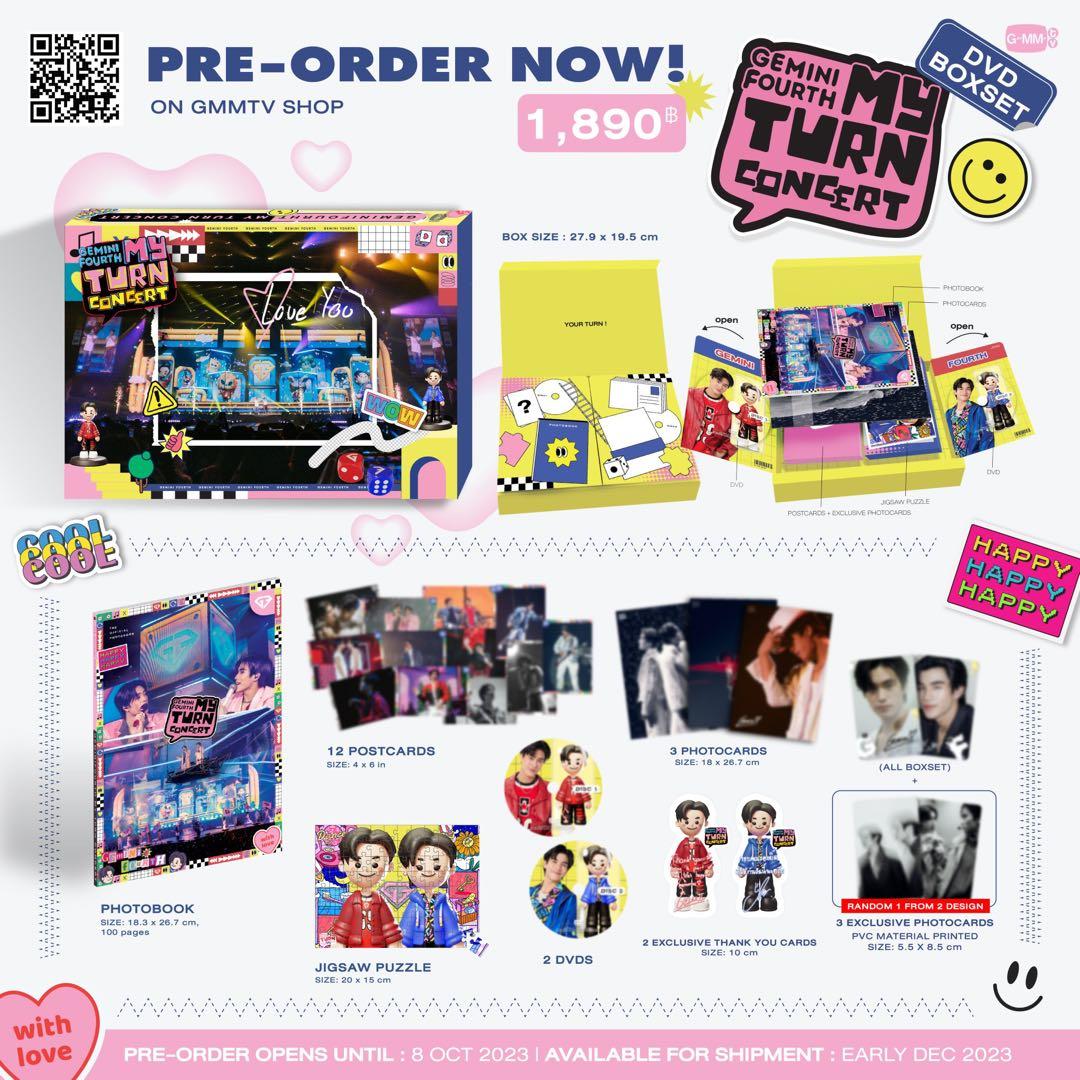 ミュージシャン DVD BOXSET GEMINI FOURTH MY TURN CONCERT