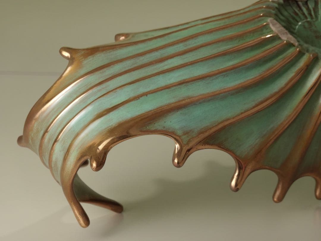 送料無料　イタリア鋳金工房　VENTURI ARTE　ブロンズ　フルーツボウル