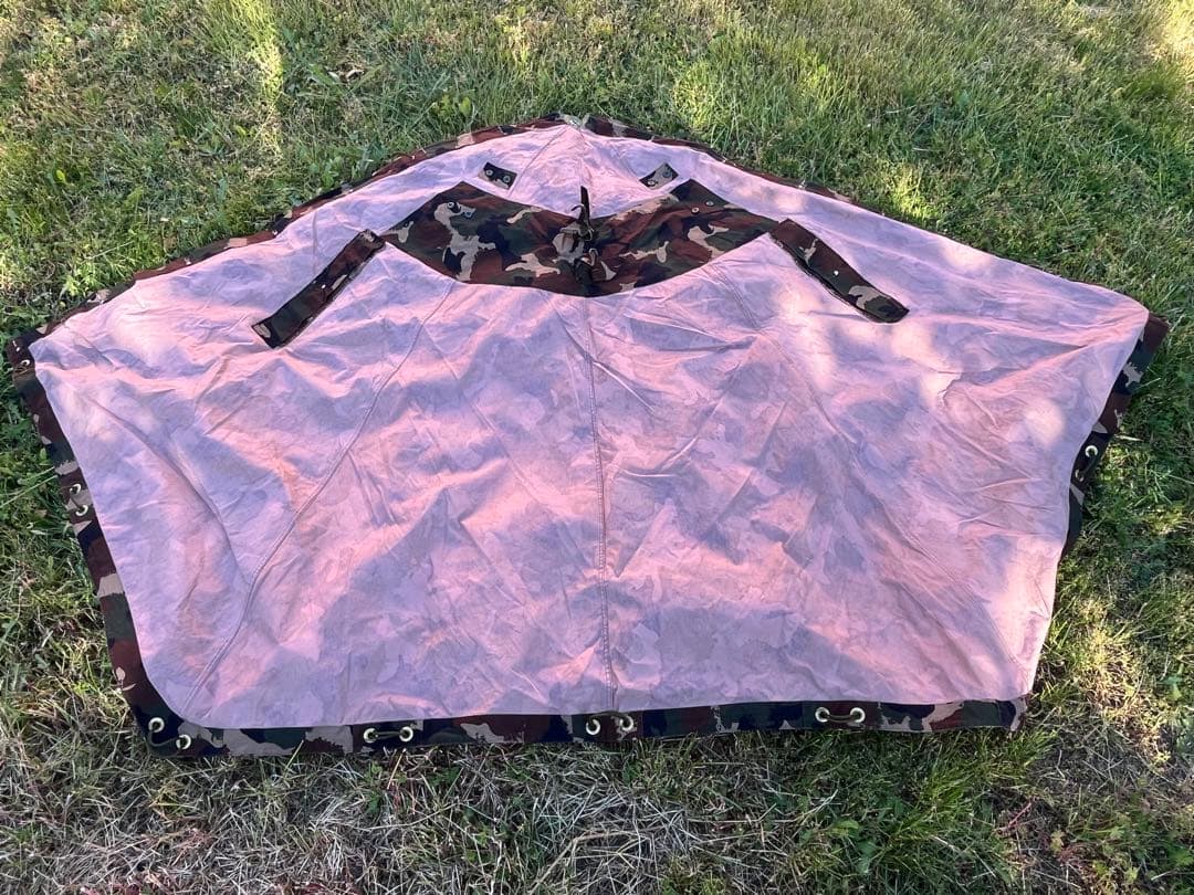 [A] ハンガリー軍幕　M90カモ 軍幕　ポンチョテント　1枚