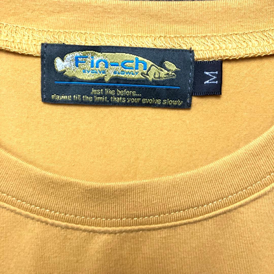 fin-ch フィンチ　ロングTシャツ　長袖　Ｍサイズ　イエローグリーン2枚