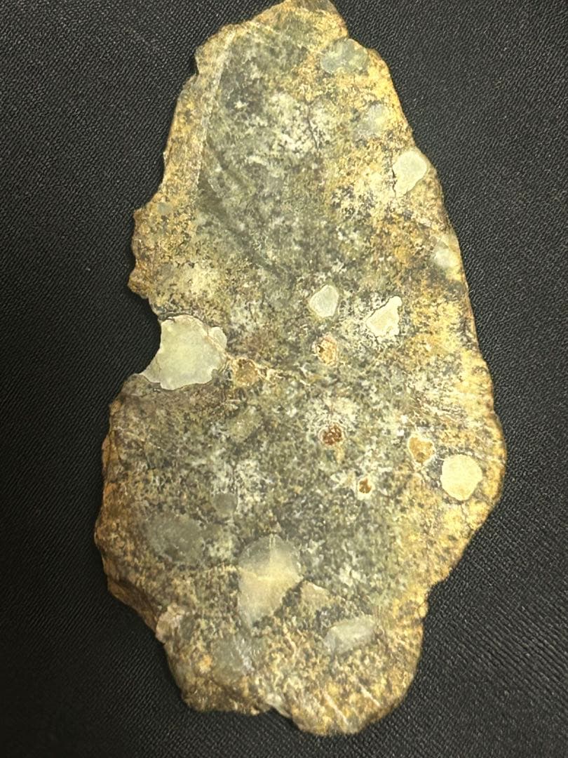 月の隕石 NWA モロッコ - トロクトライト溶融角礫岩9.69g