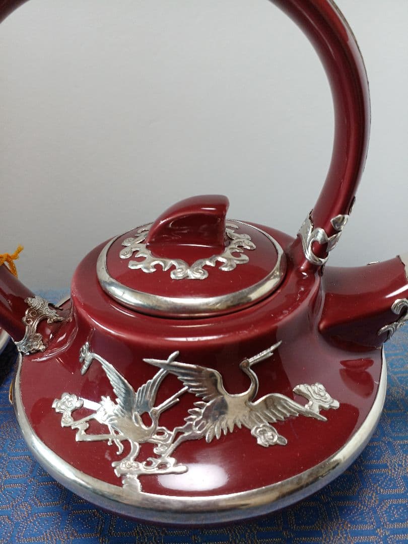 中国錫細工茶器　未使用品