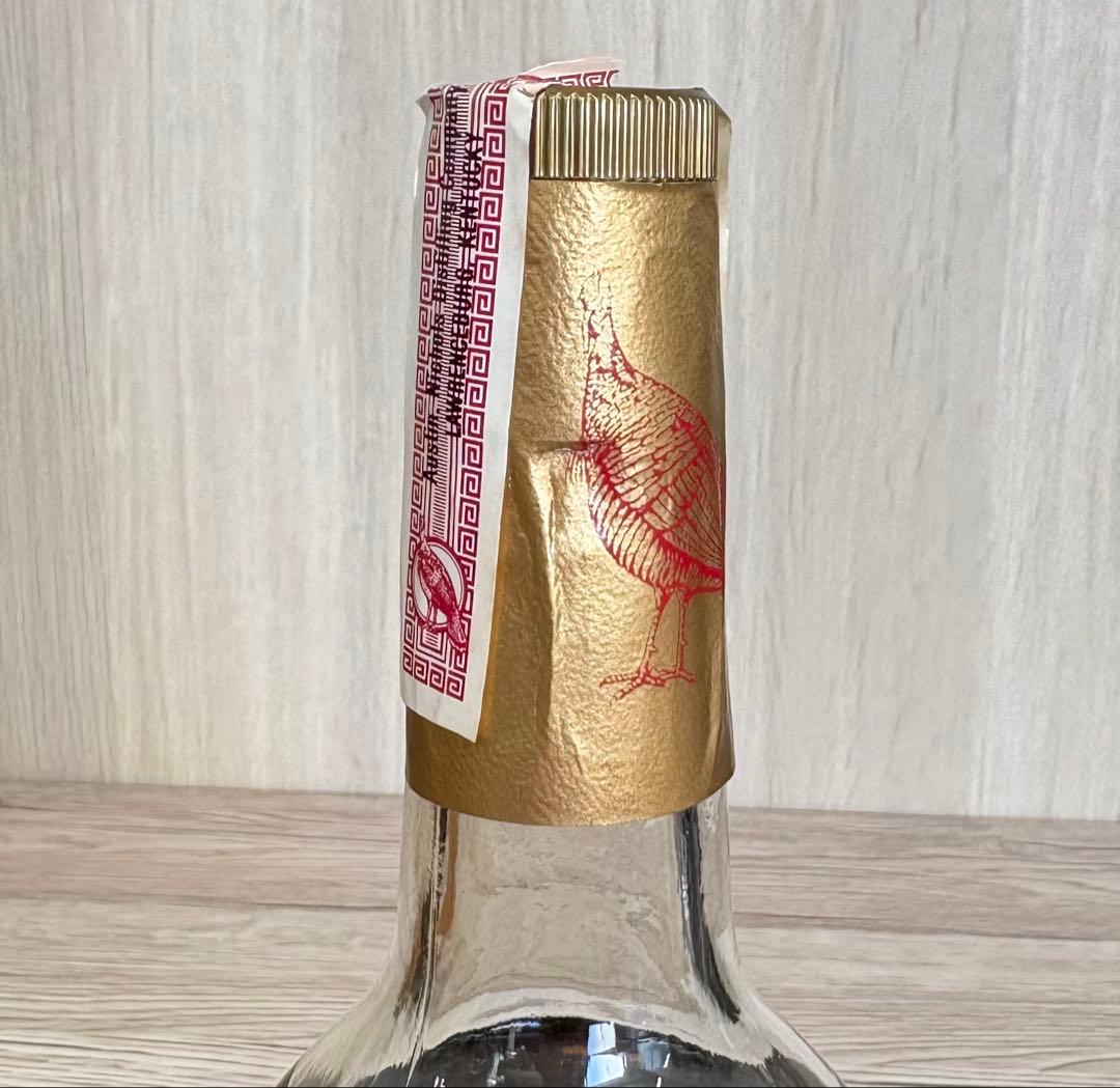 ワイルドターキー 旧ボトル 8年 アメリカバーボン　750ml 木箱　羽付き