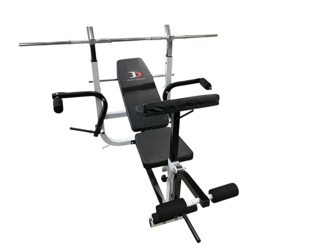 ★BODY DESIGN マルチプレスベンチシャフト付き D-003