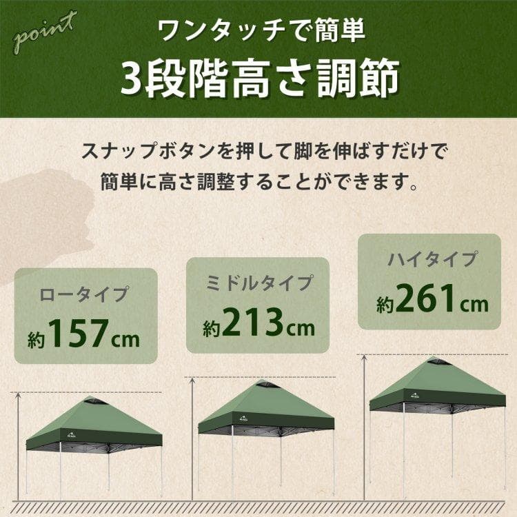 【新品】スクリーン タープ 3〜4人用