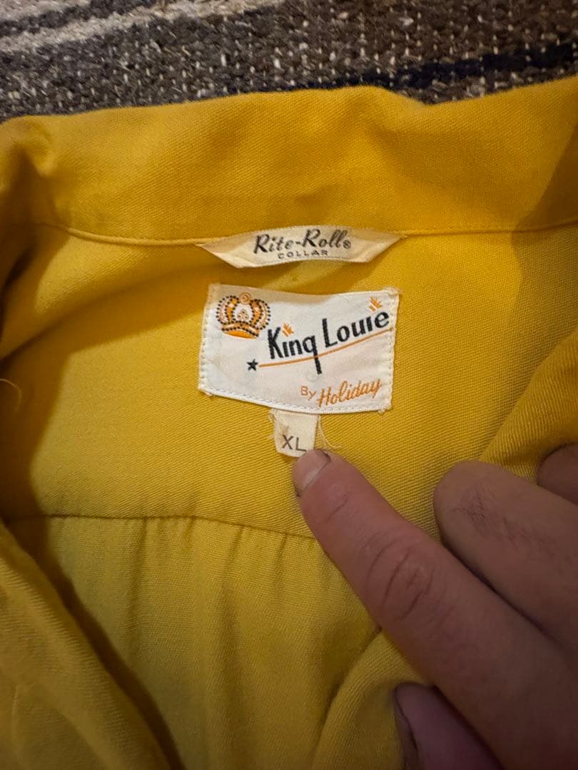 King Louie XL イエロー シャツ Jacobat Grotto