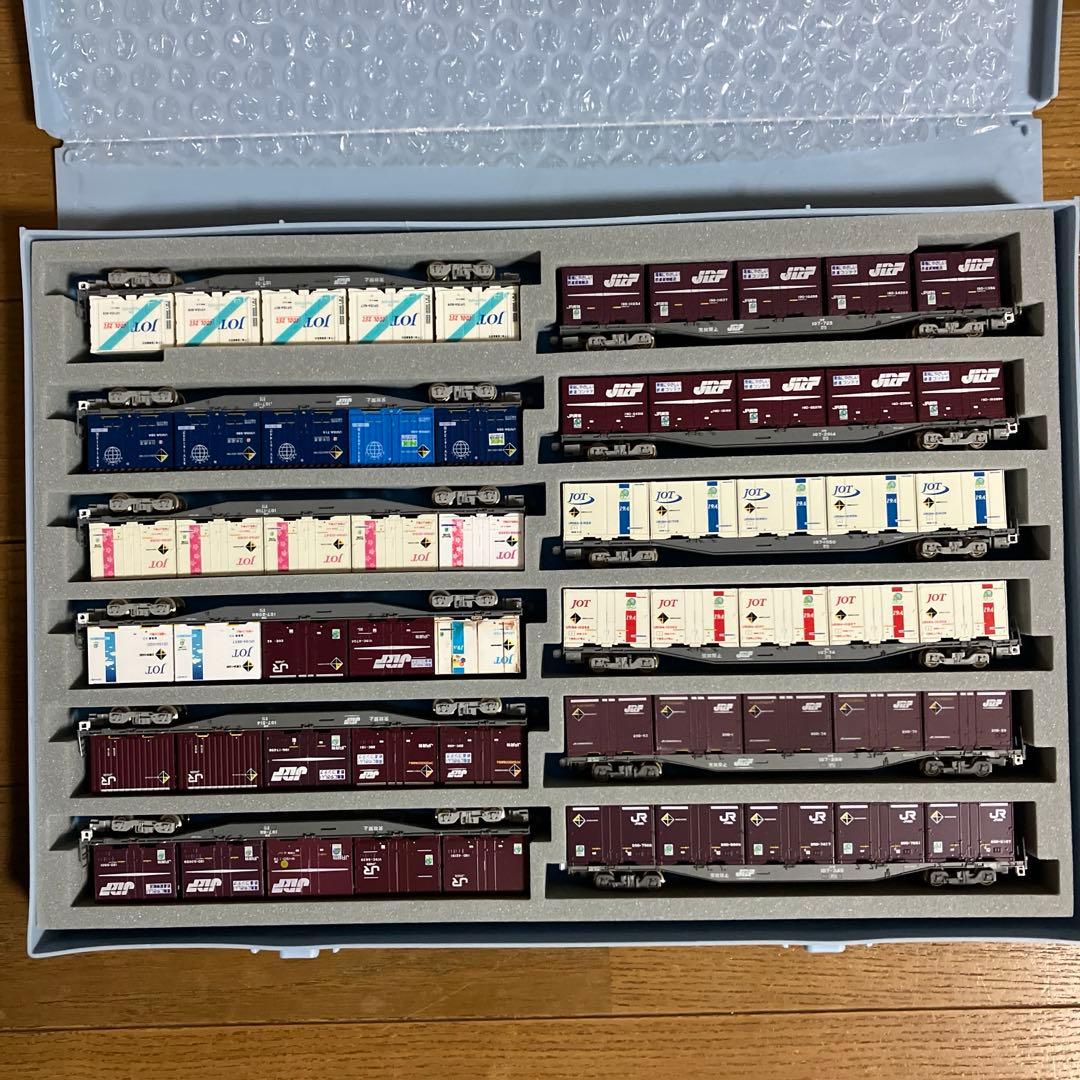 Nゲージ　コキ107（コンテナ付）12両セット