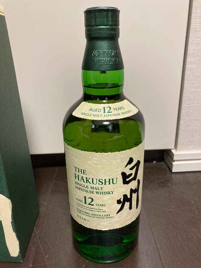 サントリー 白州 12年 カートン付 ウイスキー 2026年1月購入