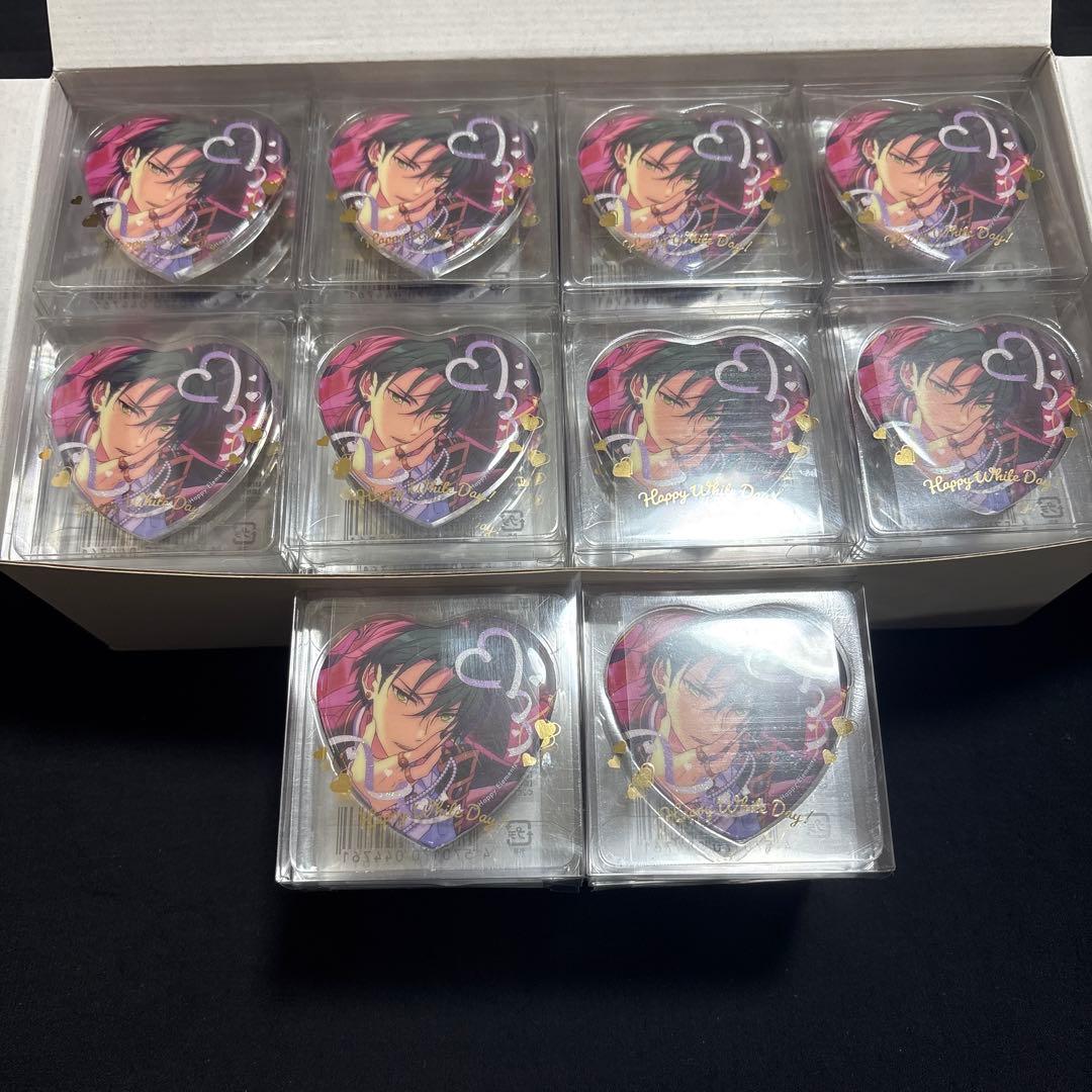 あんさんぶるスターズ ホワイトデー ハート缶バッジ 蓮巳敬人