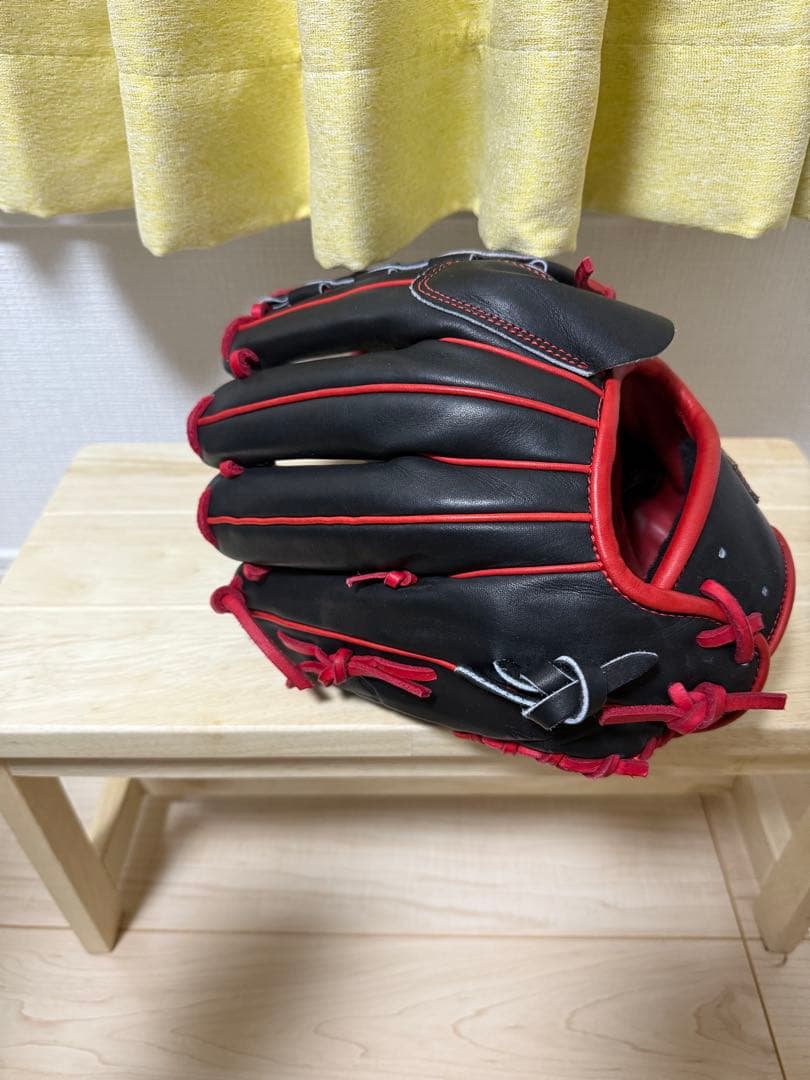 ジュンケイ　松坂モデル　 GLOVE 硬式グローブ 黒/赤