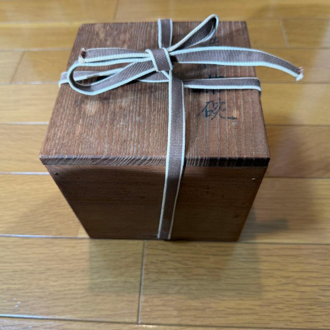 吉川水城 鉄絵茶碗