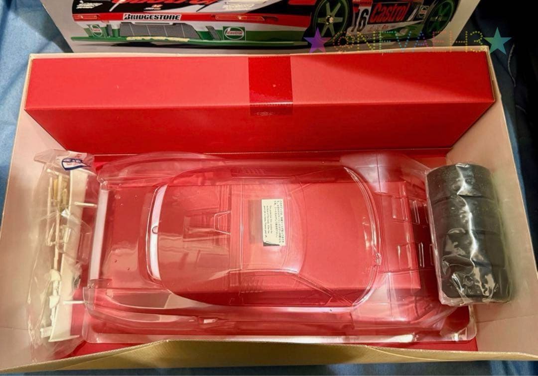 値下げ中★京商◆Castrol MUGEN NSX RCエンジンカー ＆OP付き