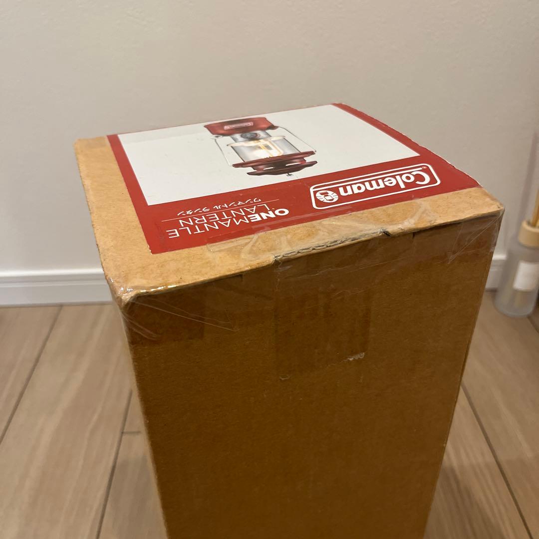 【新品未使用】コールマン ワンマントルランタン 赤