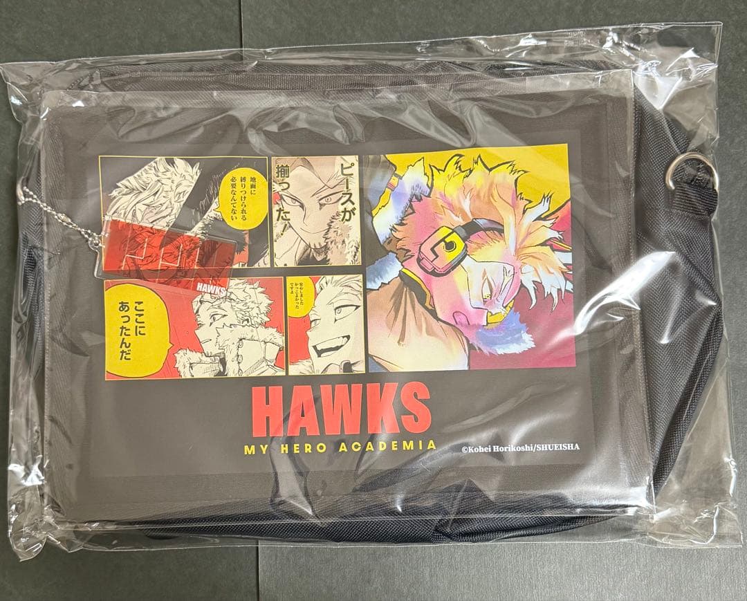 ヒロアカ 魅せ窓 ショルダーバッグ バースデー 2025 ホークス チャーム付き
