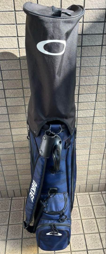 OAKLEY ネイビー キャディバッグ　ゴルフバック