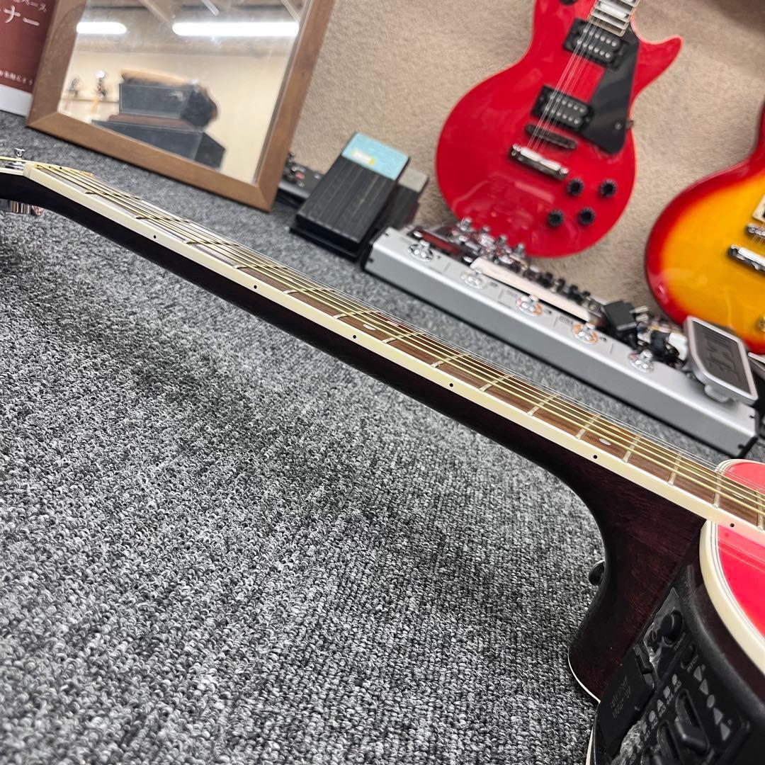 【10134】 takamine skull #7 TP エレアコ ピンク 高峰