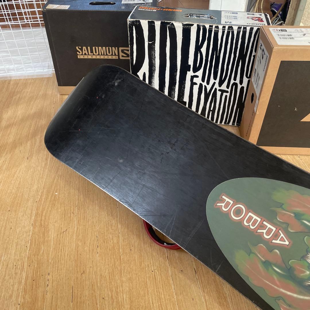 ARBOR×FLUX　アーバー　スノーボード　フラックス　バインディング付