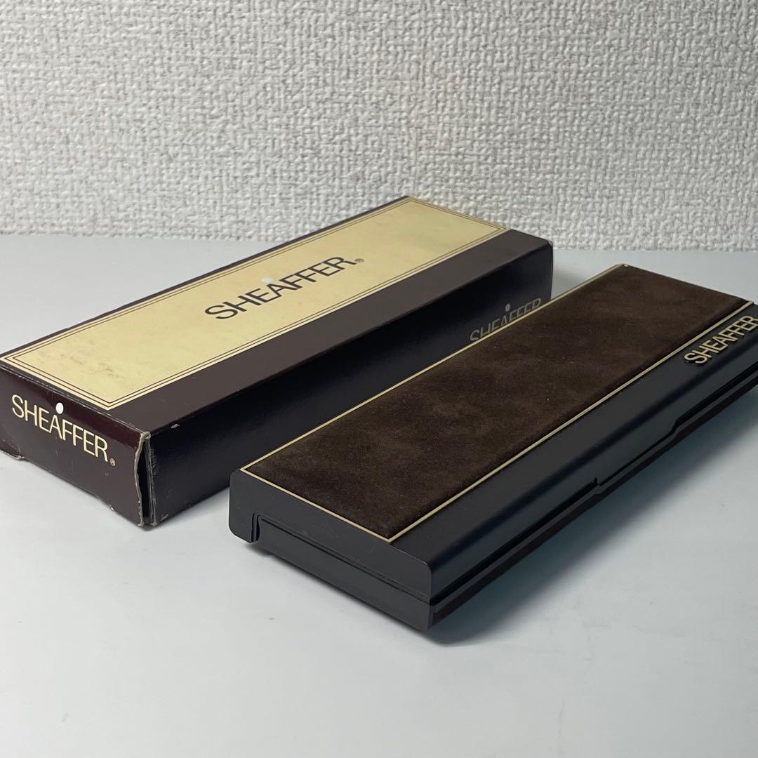 ①14K Sheaffer Targa 万年筆 ボールペン セット シェーファー