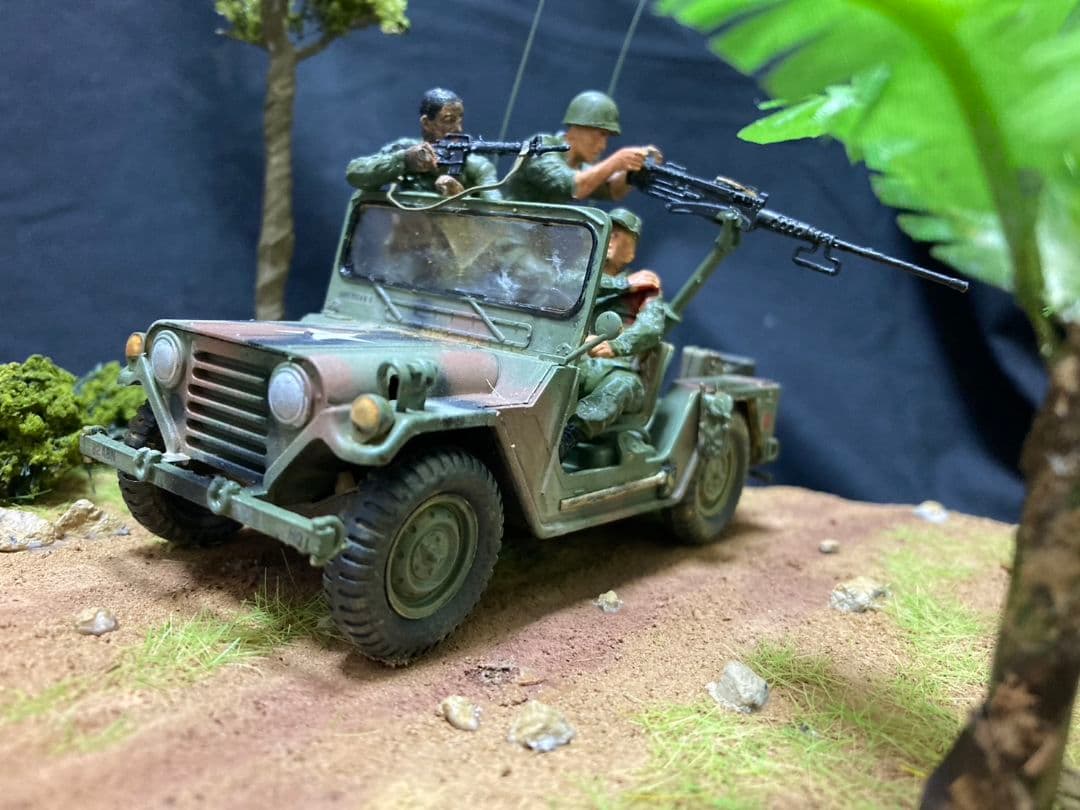ベトナム、1968年　ミリタリー　ジオラマ