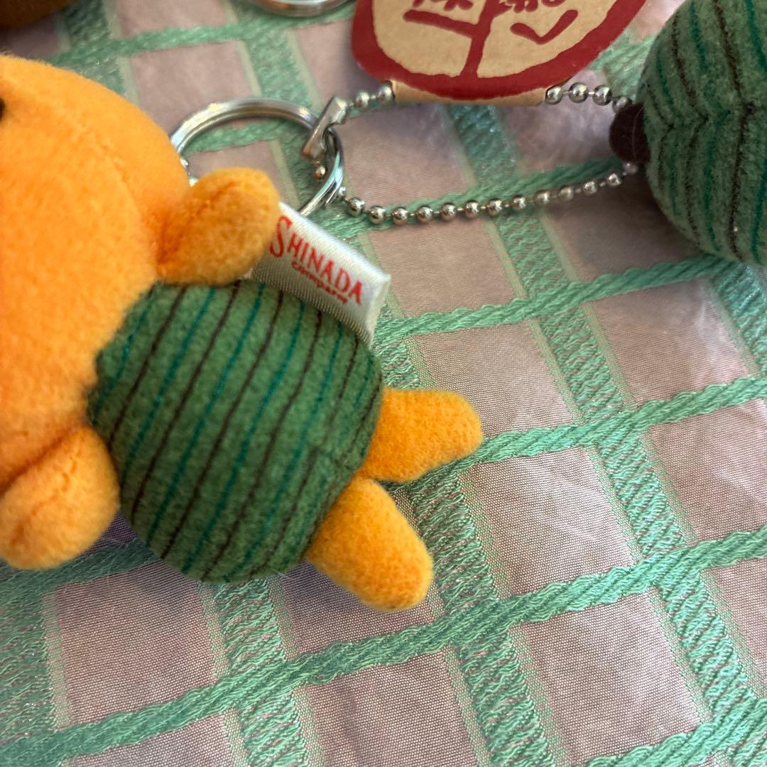 シナダ　平成レトロ　どんぐり　くまちゃん　マスコットキーチェーン　3セット