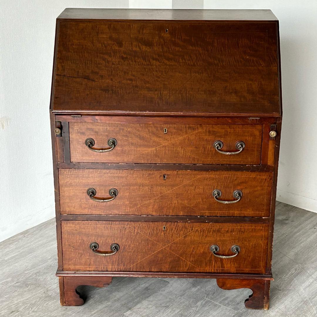 【最終値下げ】イギリス アンティーク 家具 ビューロー 英国 チェスト 327A