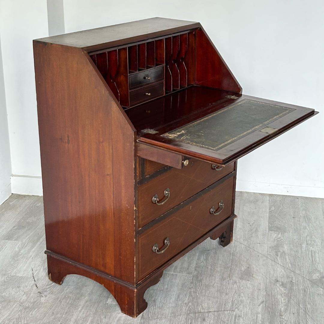 【最終値下げ】イギリス アンティーク 家具 ビューロー 英国 チェスト 327A